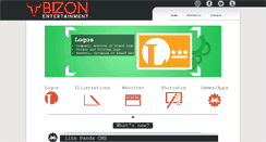 Desktop Screenshot of bizon-ent.com