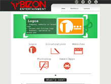 Tablet Screenshot of bizon-ent.com